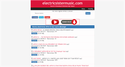 Desktop Screenshot of electricsistermusic.com